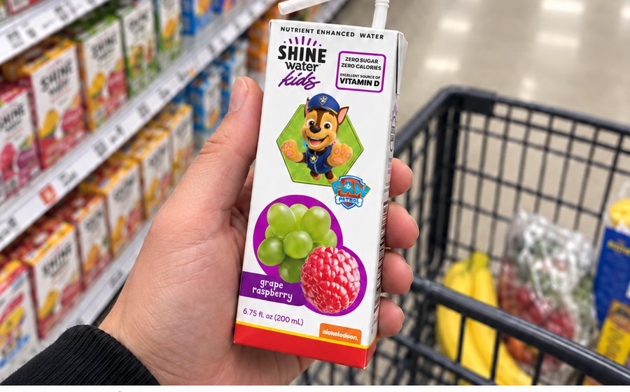 ShineWater Kids on the shelf at Harris Teeter