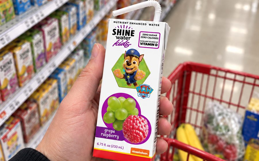 ShineWater Kids on the shelf at ShopRite